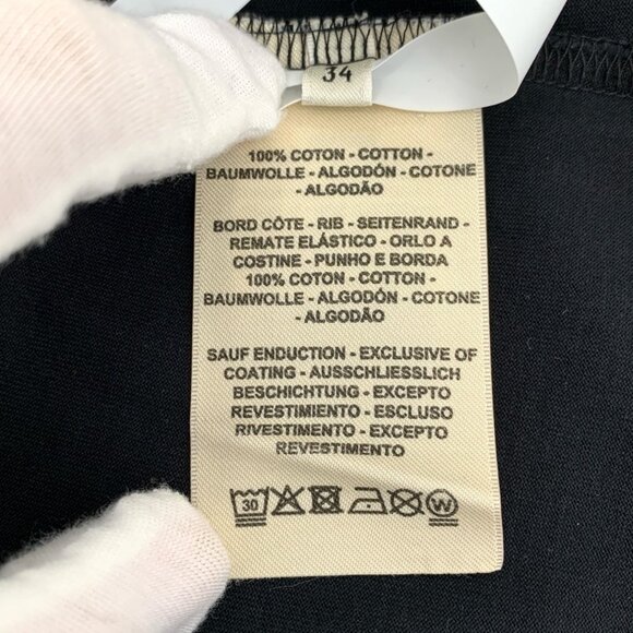 Hermes Black Cotton Crewneck T-Shirt - Picture 7 of 8